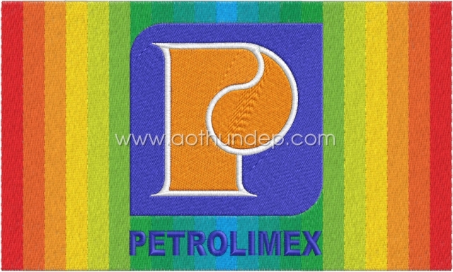 Thêu logo vi tính Petrolimex